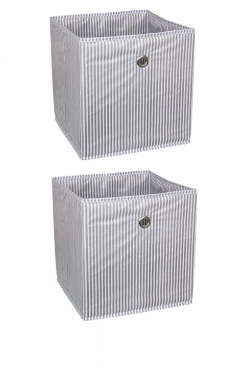 ALAS 2 Adet - Çok Amaçlı Raf Organizer Saklama Kutusu 30 X 30 X 3