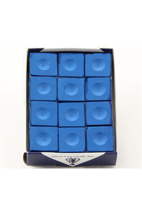 ÖZBEK Mavi Bilardo Tebeşiri 12'li