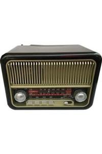 VONTAR Teknoair Rt-308 Şarjlı Nostaljik Buluetooth Radyo Mp3 Çalar Rt-308