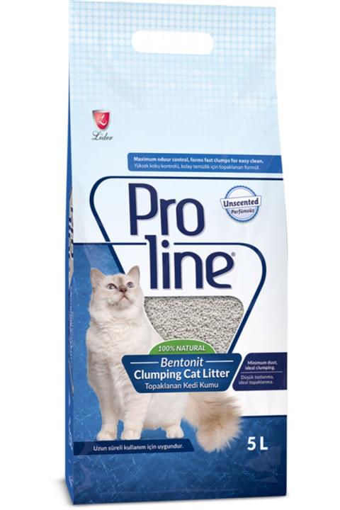 Pro Line Proline Bentonit Parfümsüz Kedi Kumu 5 Lt