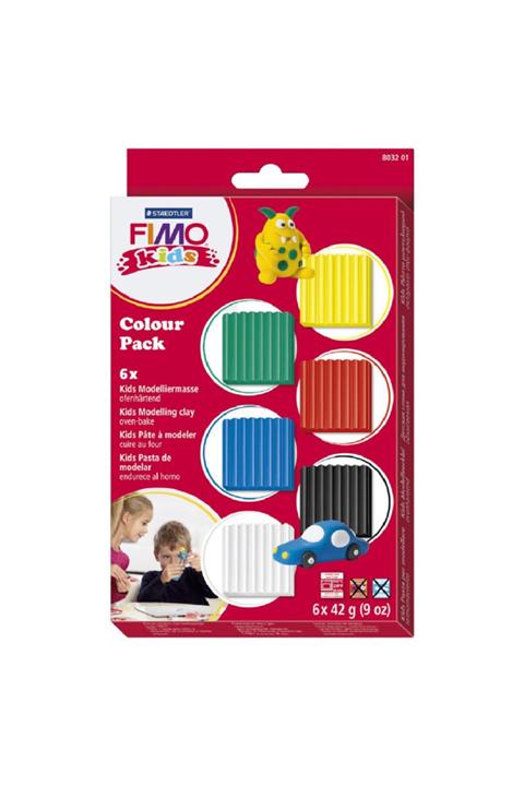Staedtler Fimo Kids Polimer Kil Set 42gr 6 Renk N:8032-01