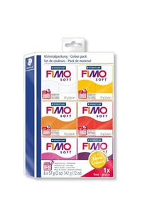 Fımo Staedtler Fimo Soft Polimer Kil Seti 6 Renk X 57 Gr. Warm Colours