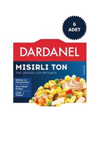 Dardanel Mısırlı Ton Balığı 185g 6 Adet