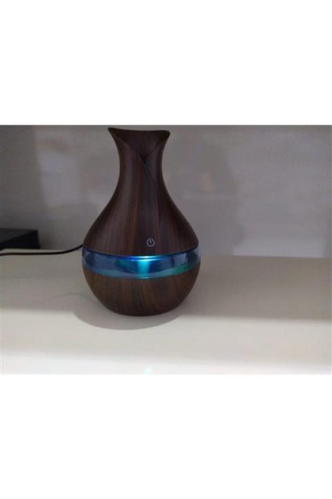 NO NAME Buhar Makinesi Vazo Tasarımlı Hava Nemlendirici Renkli Led Işık