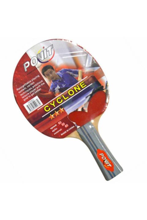 Povit Cyclone 3 Yıldız Rahat Tutuş Masa Tenisi Raketi