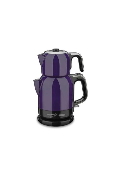 KORKMAZ Çaytema Lavanta Krom Elektrikli Çaydanlık