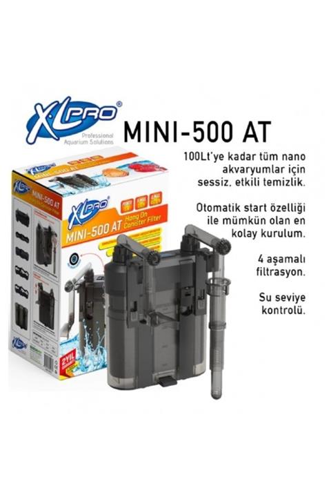 XLPRO 500at-xl Pro Mini Akvaryum Dış Filtre 450l/h (dolu) 5w