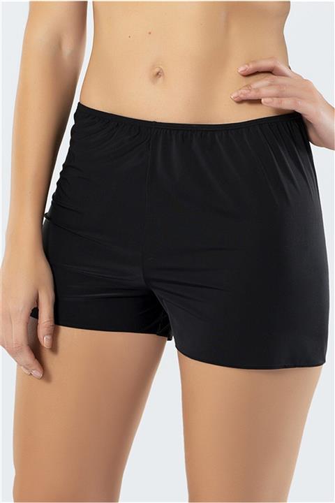 TÜREN 904 Kadın Jüpon Mikro Şort Siyah