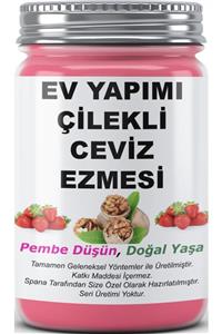 SPANA Çilekli Ceviz Ezmesi Ev Yapımı Katkısız 330gr