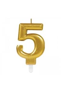 Alpa Store Gold 5 Rakamı Mum
