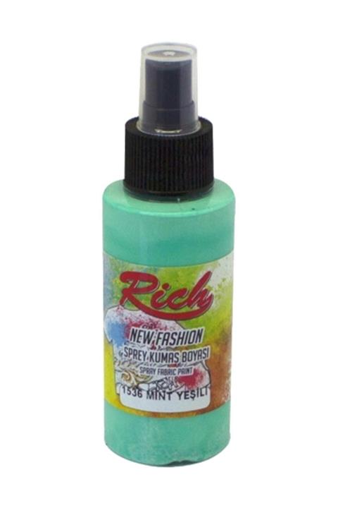 Rich New Fashion Sprey Kumaş Boyası 100 cc. 1536 MİNT