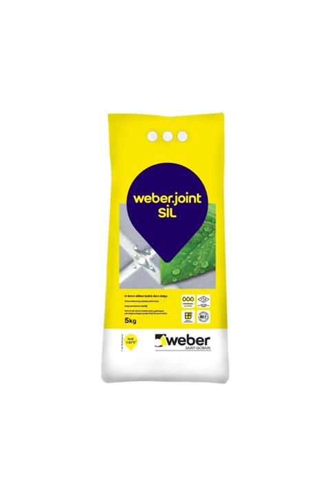 WEBER .joint Sil Silikonlu Derz Dolgu Fuga Gri 5 Kg