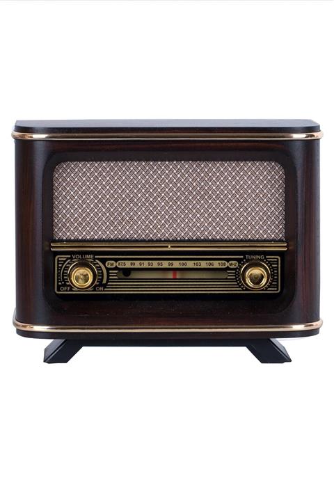 Turink Şarj Edilebilir Nostarjik Ahşap Radyo