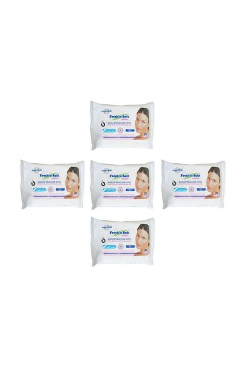 FRESHNSOFT Makyaj Temizleme Mendili 20*5 100 Adet Mendil