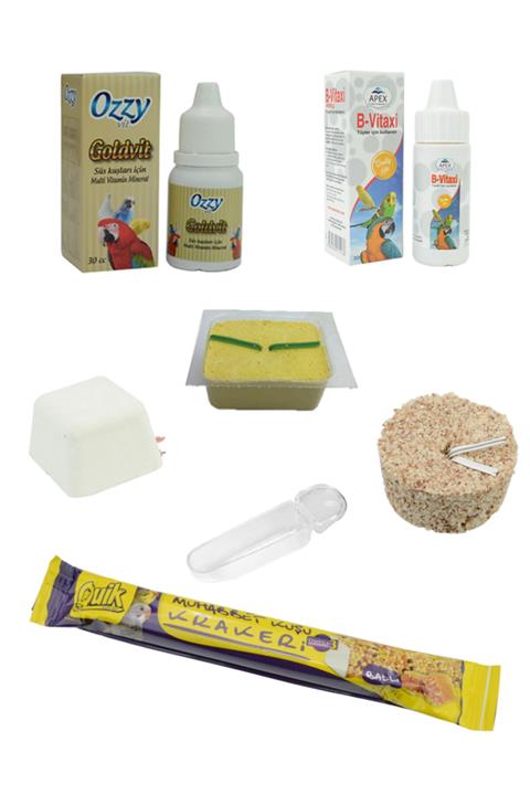 Ozzy Muhabbet Kuşu Bakım Seti