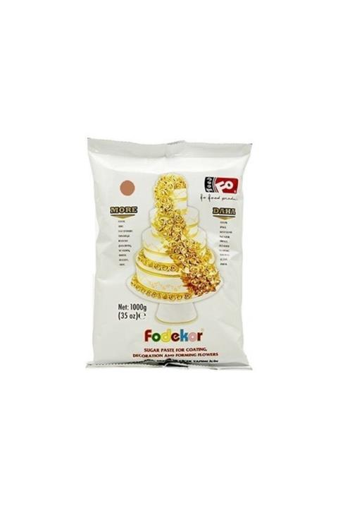FO Kahverengi Kaplama Dekor Ve Çiçek Yapımı Için Şeker Hamuru 1 Kg