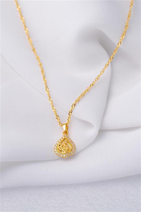 Bilezikci Damla Tuğra 8 Ayar Altın Kolye