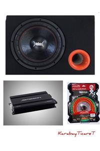 MOBASS Ekonomik Paket( 1000 Watt Bas - Jameson Usa-664 3000 Watt Anfi Ve Audiomax Kit4)