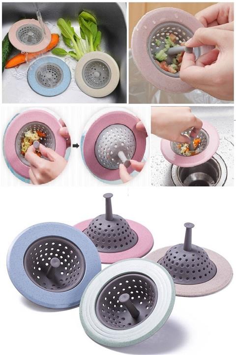 ZUZU MADE Silikon Mutfak Banyo Lavabo Süzgeci