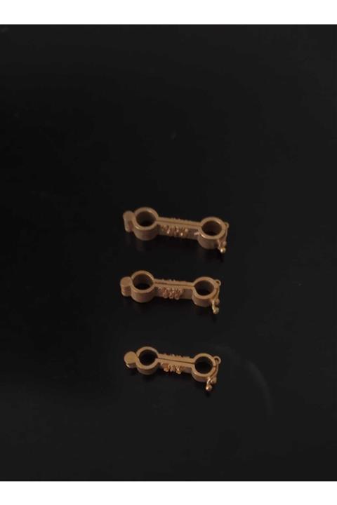 cotanakkafes Çarpık Bacak Ayak Kelepçesi 3'lü Set Papağanlar Için Metal