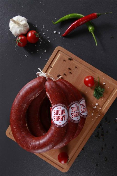 Akyel Gıda Akyelgıda Afyon Sucuk Sarayı %100 Dana Sucuk - 0,5 Kg.