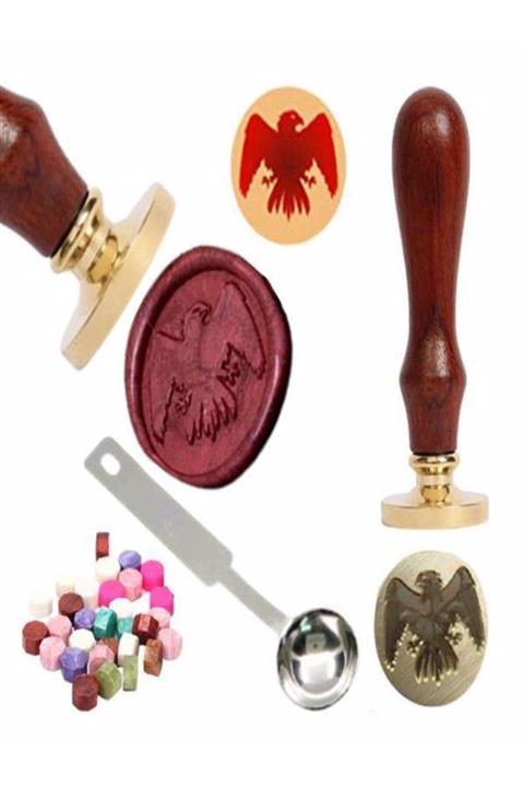 Profisher Mektup Damga Mühürü Arryn + 30 Mühür Mumu + Eritme Kaşığı