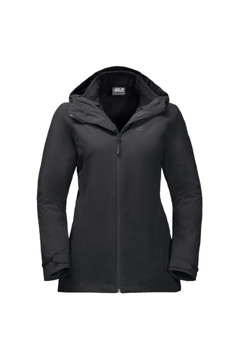 Jack Wolfskin Norrland 3ın1 W Black