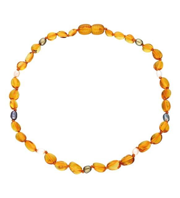 Chavin Kehribar Kolye Kız Erkek Çocuk Bebek Diş Kolyesi Ep83