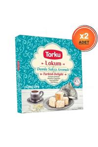 Torku Damla Sakızlı Lokum 390 Gr X2