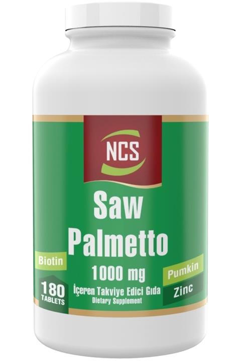NCS ® Saw Palmetto 1000 Mg 180 Tablet Çinko Complex