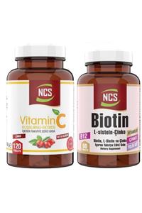 NCS Vitamin C 1000 mg 120 Tablet Biotin 60 Tablet