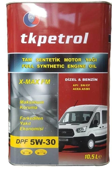 TK PETROL X-max Fm 5w30 Hafif Ticari Araç Motor Yağı 10,5 Lt 2021 Üretim