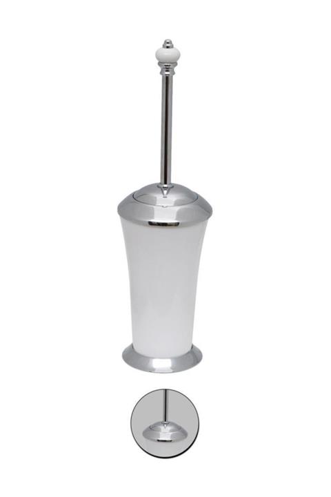Maya Fantasia Chrome Klozet Fırçası Porselen %100 Pirinç