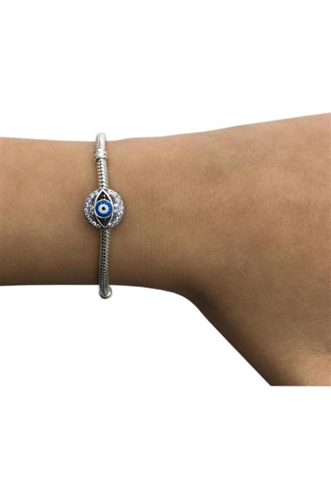 My Story Mavi Mekik Göz Gümüş Charm