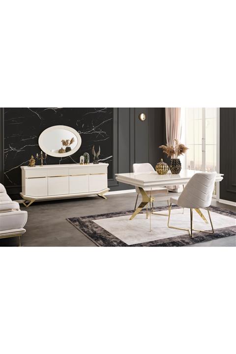Yapı Mobilya Angel Gold Yemek Odası