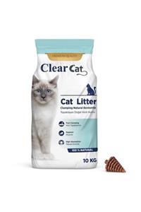 Clear Cat Kokusuz Topaklanan Doğal Bentonit Kedi Kumu Ince 10 Kg