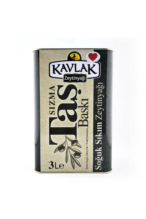 Kavlak Taş Baskı Zeytinyağı 3 Lt