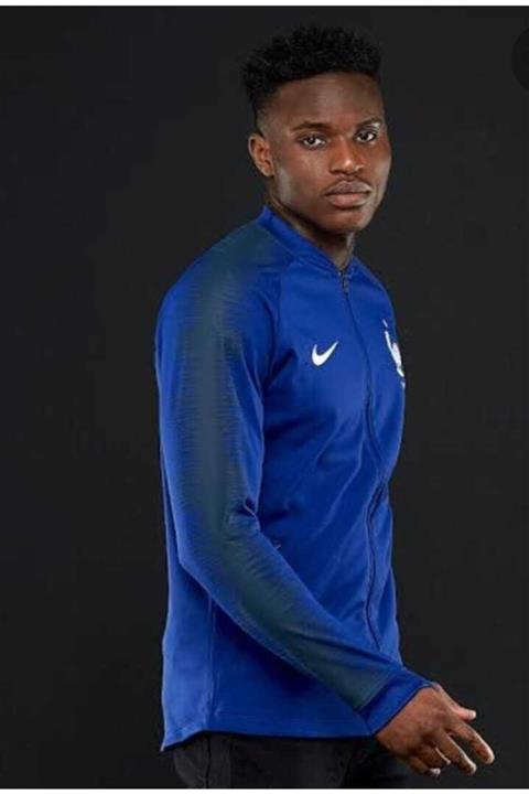 Nike Erkek Mavi Dri-fit Sweatshirt