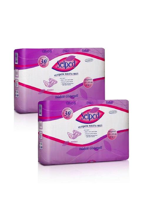Selped Belbantlı Hasta Bezi X-large 2 Paket 60 Adet