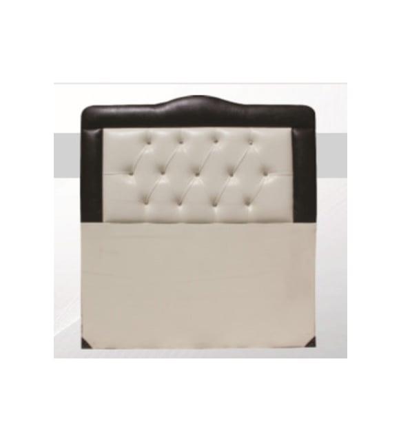 Bidesenal Çift Kişilik Başlık Baza Başlığı 150 Cm Kızaklı Beyaz Renk