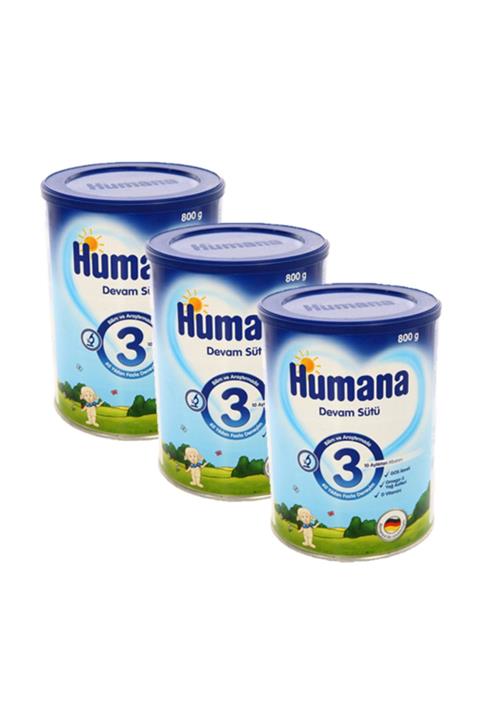 Humana 3 Devam Maması 800 gr 3'lü Set