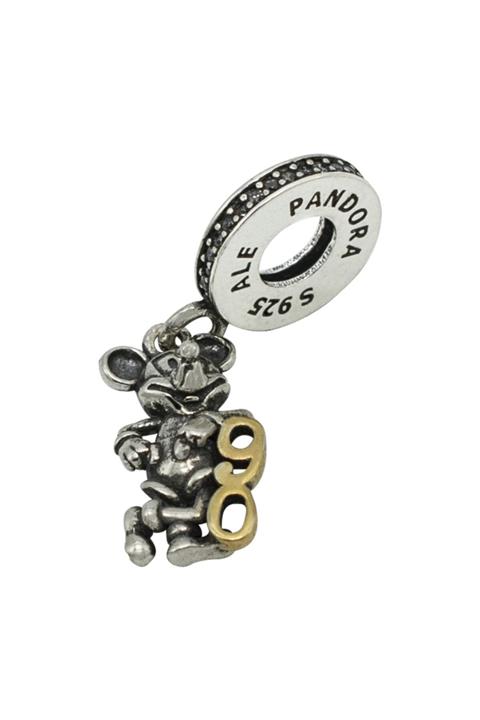 Nur Silver Mickymouse Sallantılı Charm