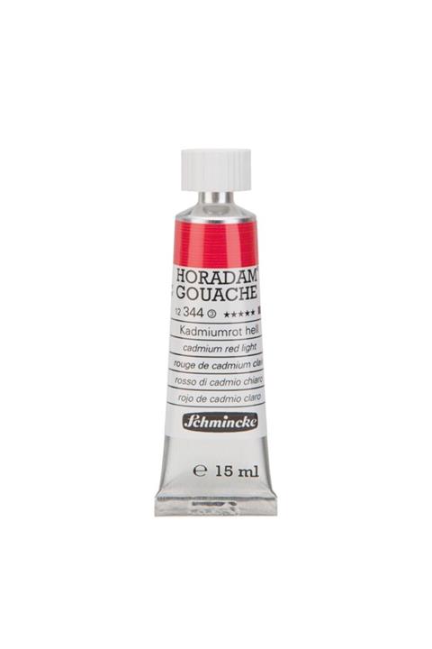 Schmincke : Horadam Gouache : Artist Guaj Boya : 15 Ml : Seri 3 : 344 Cadmium Red Light