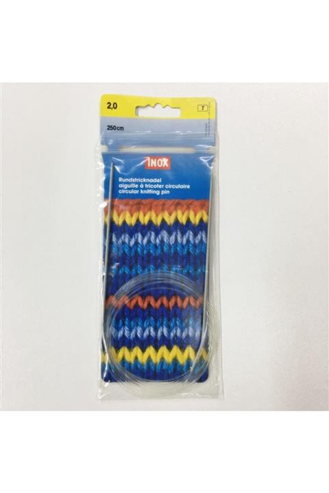 inox Misinalı 250 Cm El Örgü Şişi No:2