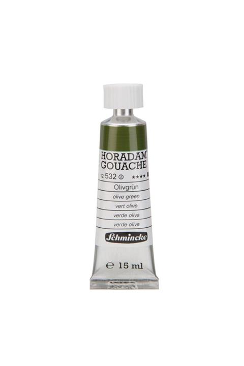Schmincke : Horadam Gouache : Artist Guaj Boya : 15 Ml : Seri 2 : 532 Olive Green