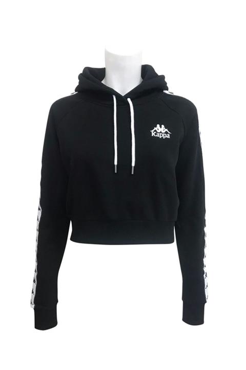 Kappa Kadın Siyah Tılda  Sweatshirt