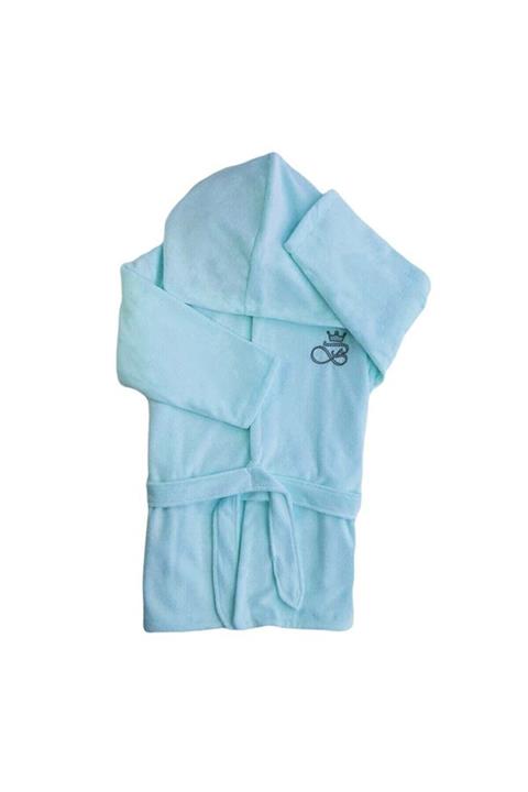 Bebitof Bebek Bornozu - Armalı - Kapşonlu - Mavi