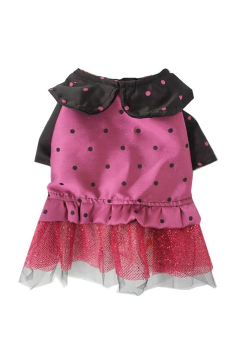 Pawstar Fuşya Tütülü Kedi Köpek Elbisesi Kedi Köpek Kıyafeti