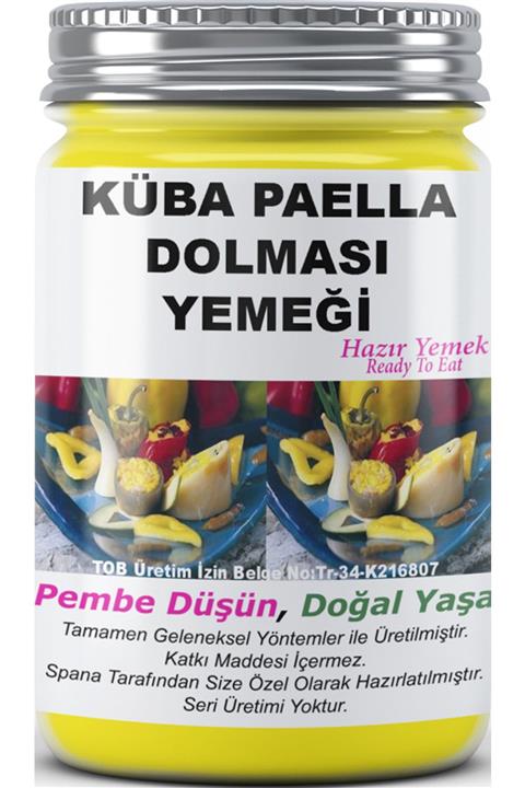 SPANA Küba Paella Dolması Yemeği Ev Yapımı Katkısız 330gr