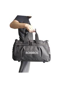 Roxbros Unisex Siyah Seyahat Spor Çantası